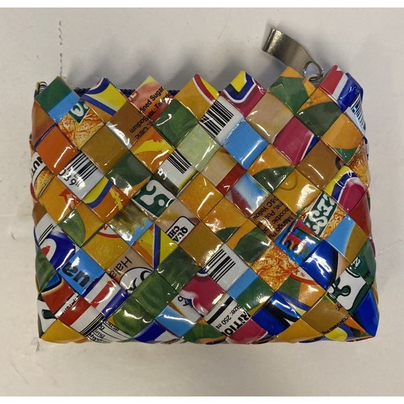 Candy Chewing Gum Wrapper Zipper Coin Purse EUC 1970s - Picture 2 of 7